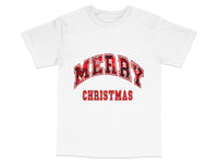 Load image into Gallery viewer, Merry Christmas T-Shirt, Festive Red Holiday Graphic Tee, Unisex Winter Apparel