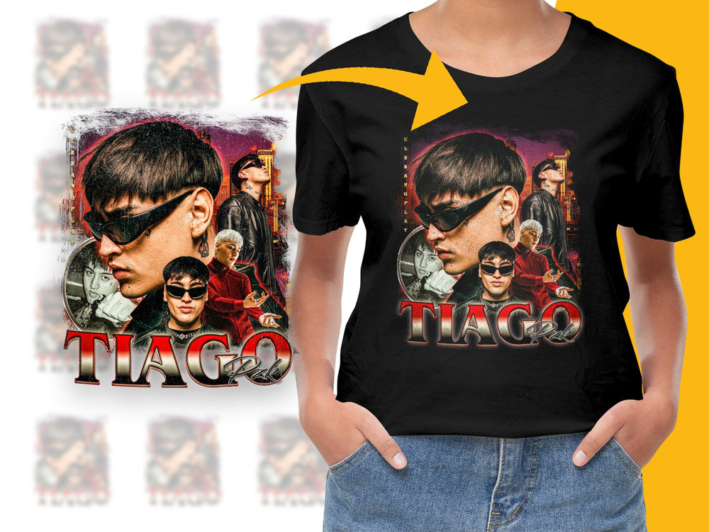 Vintage Tiago Movie Poster T-Shirt, Retro 90s Action Film Graphic Tee, Unisex Fashion Top