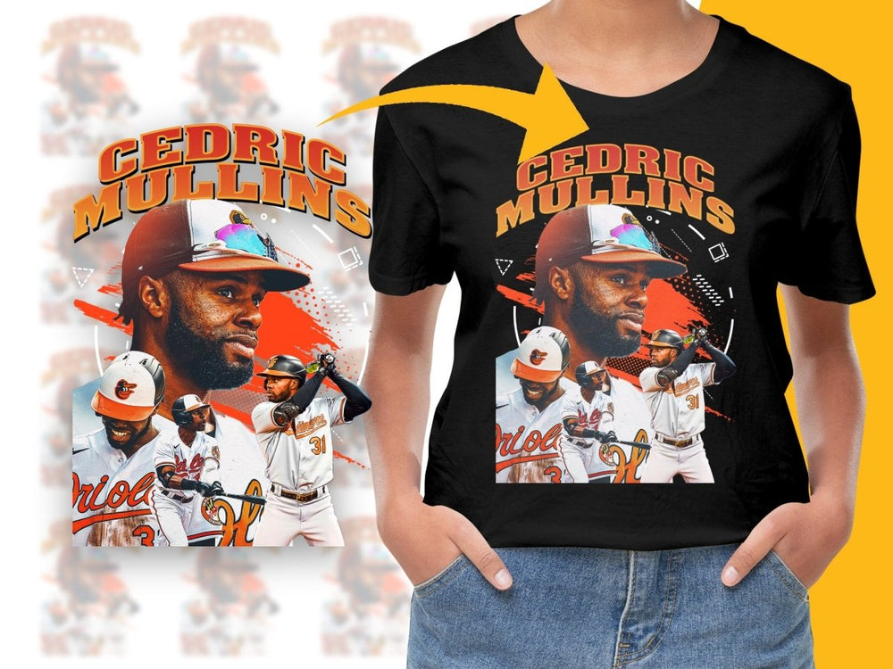 Cedric Mullins Baltimore Orioles Themed Graphic PNG File - Teepew