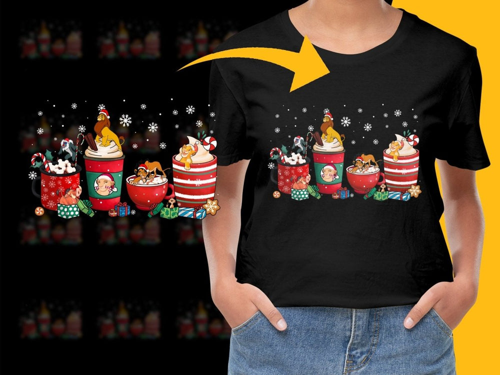Celebrate Christmas with Disney Characters PNG File - Teepew