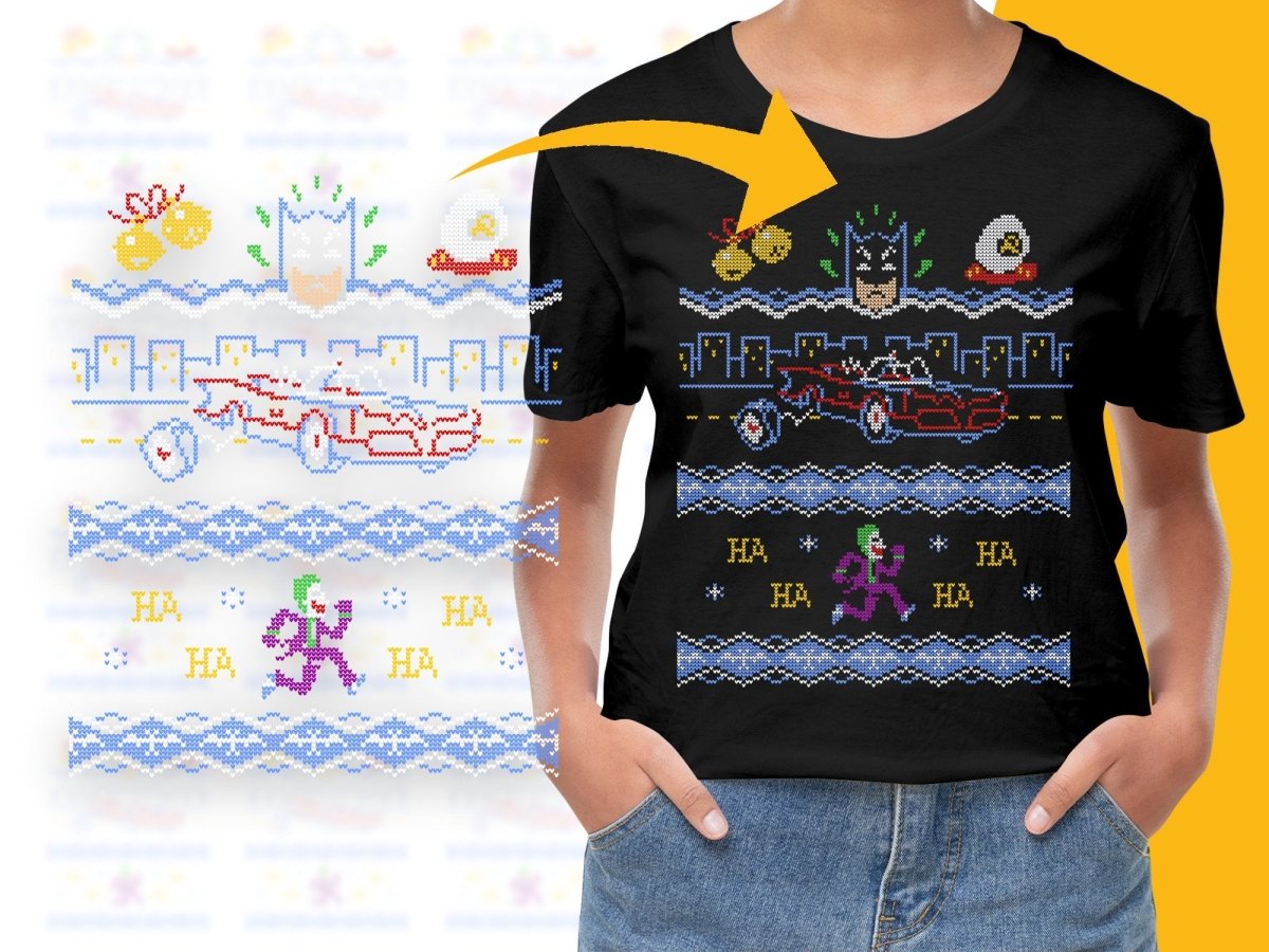 Celebrate Christmas with Joker Patterned PNG File - Teepew