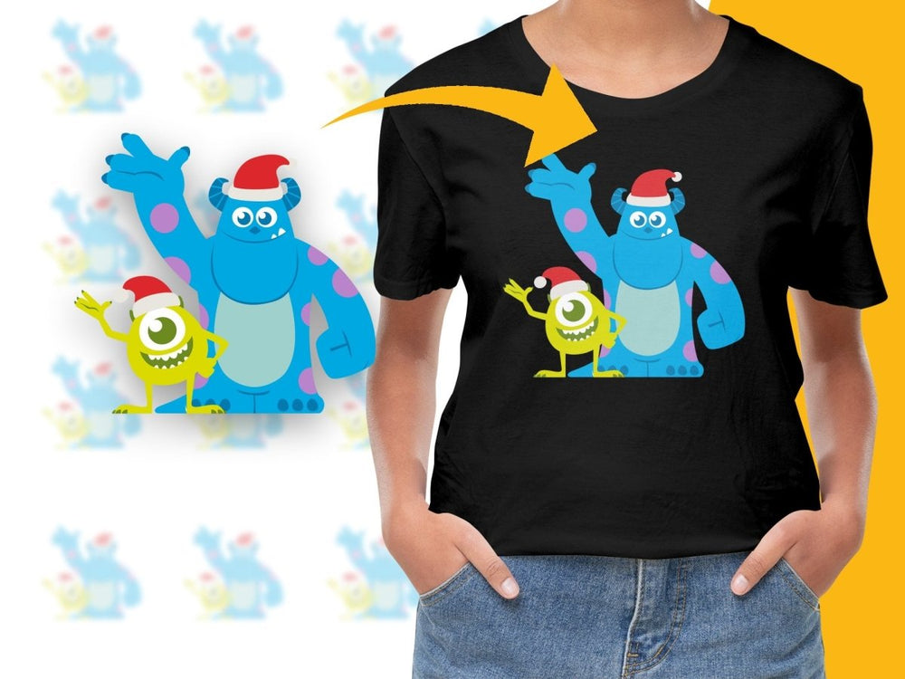Celebrate Christmas with monsters in style PNG File - Teepew