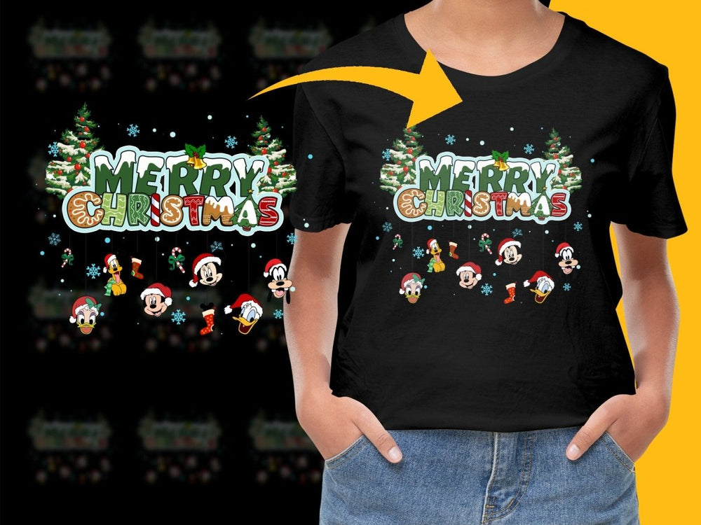 Celebrate Holidays with Merry Christmas Disney PNG File - Teepew