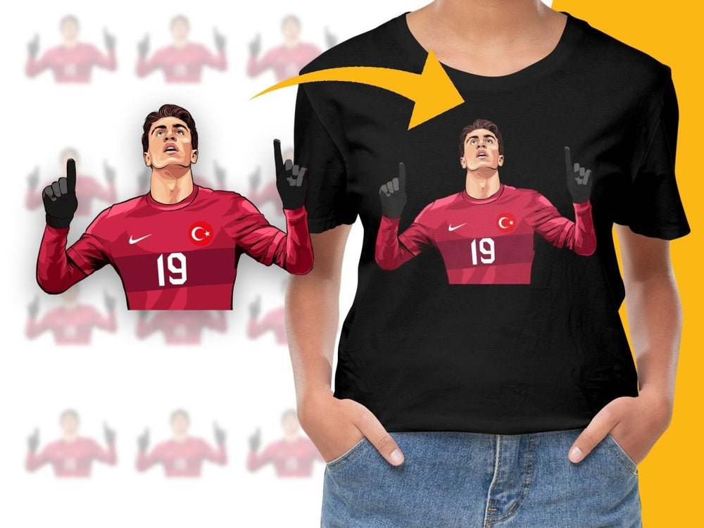 Celebrate Soccer Spirit with Turk Striker Number 19 PNG File - Teepew