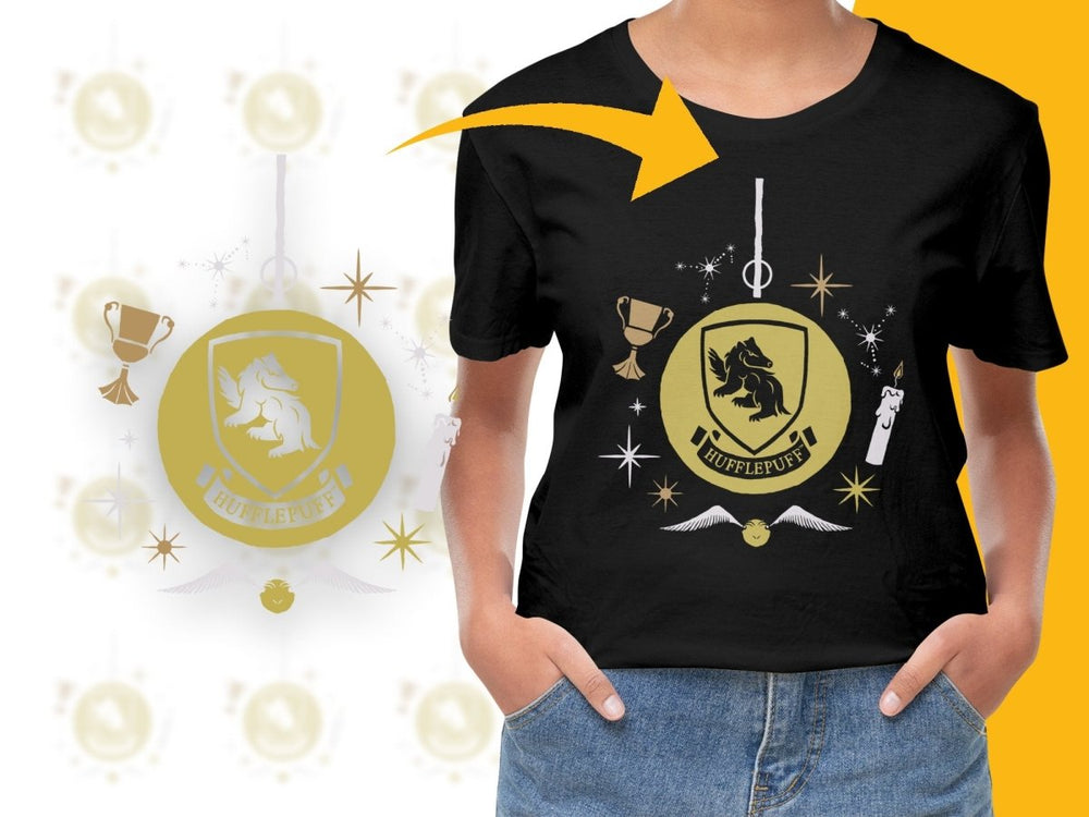 Celebrate the Festive Season with Hufflepuff PNG File - Teepew