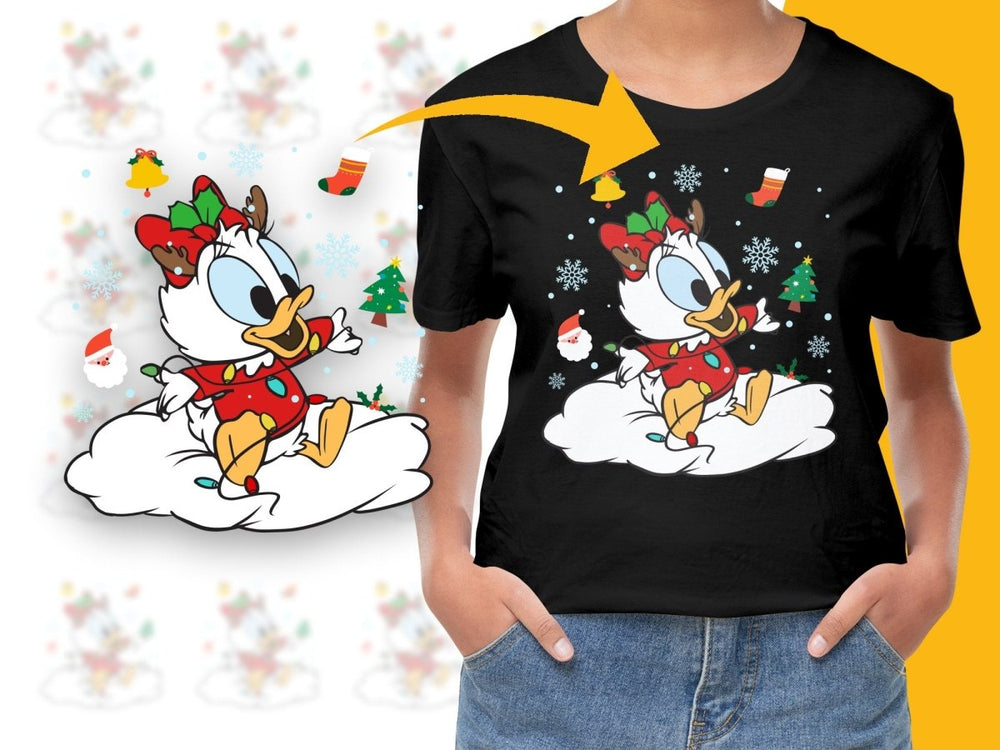 Celebrate the Holidays with Disney Daisy Duck Christmas PNG File - Teepew