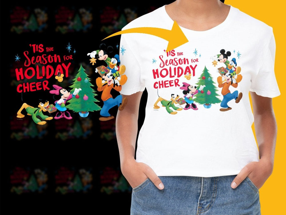 Celebrate the Holidays with Mickey and Friends PNG File - Teepew