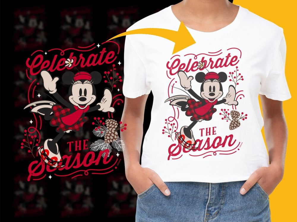 Celebrate The Season Christmas Cartoon Character PNG File - Teepew