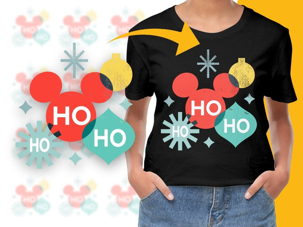 Celebrate with Mickey Mouse Christmas Themed PNG File - Teepew