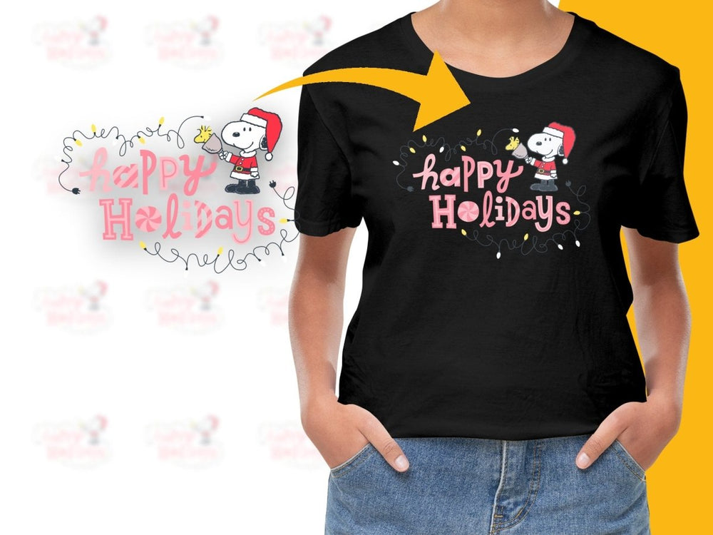Celebrating Holidays with Snoopy Christmas PNG File - Teepew