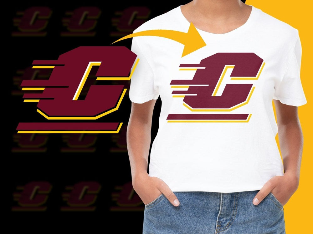 Central Michigan Chippewas College Football PNG File - Teepew