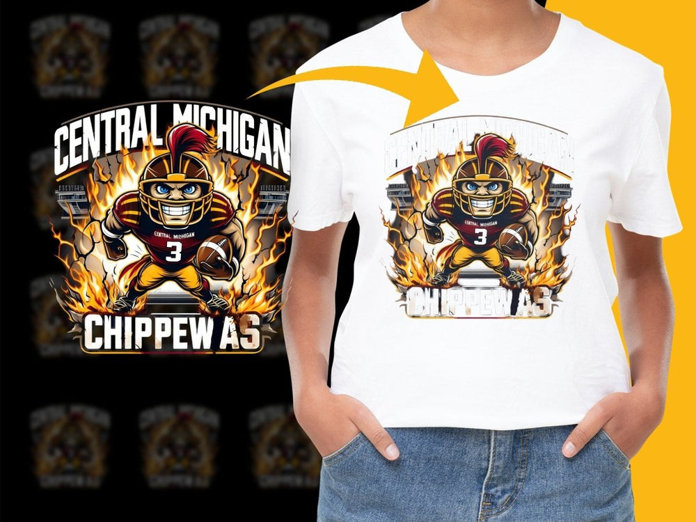 Central Michigan Chippewas Football PNG Fileproduct - Teepew