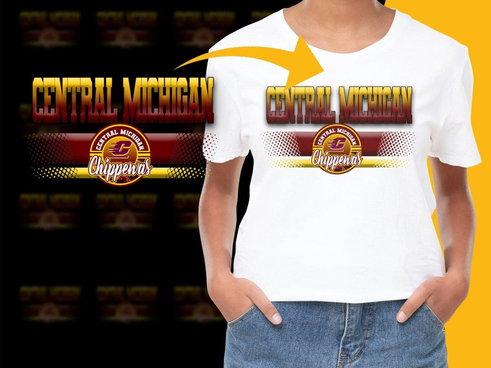Central Michigan Chippewas NCAA College PNG File - Teepew