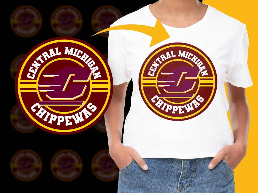 CENTRAL MICHIGAN CHIPPEWAS NCAA College PNG File - Teepew