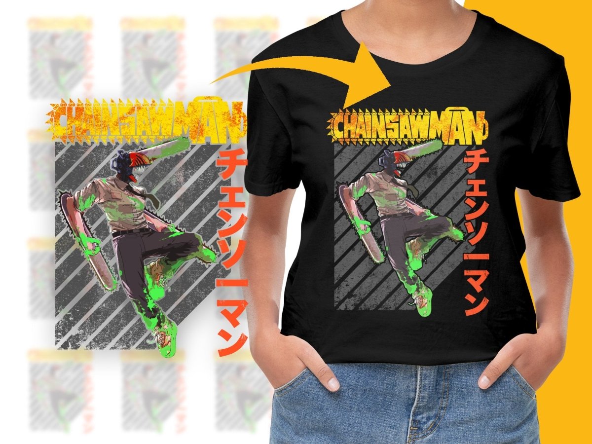 Chainsaw Man Anime Character PNG File - Teepew