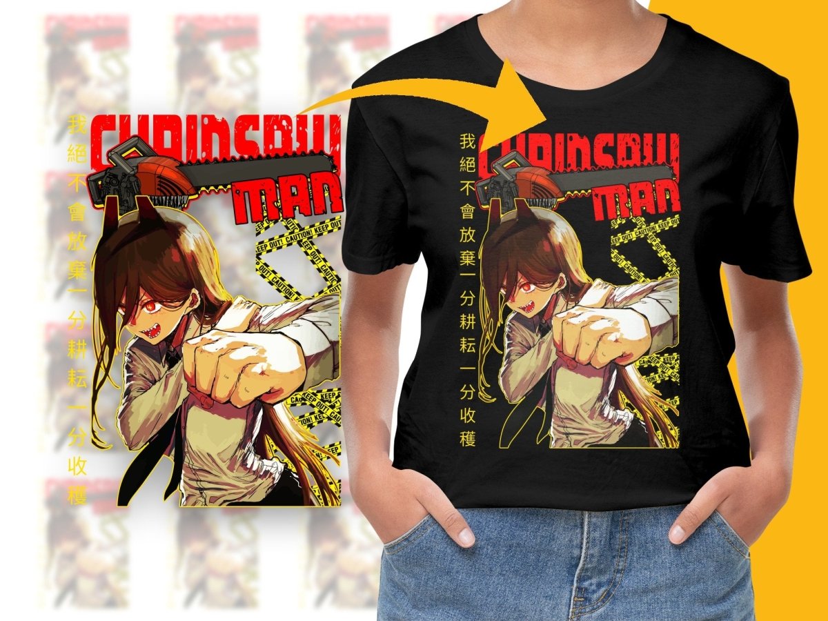 Chainsaw Man Character Graphic Men's PNG File - Teepew