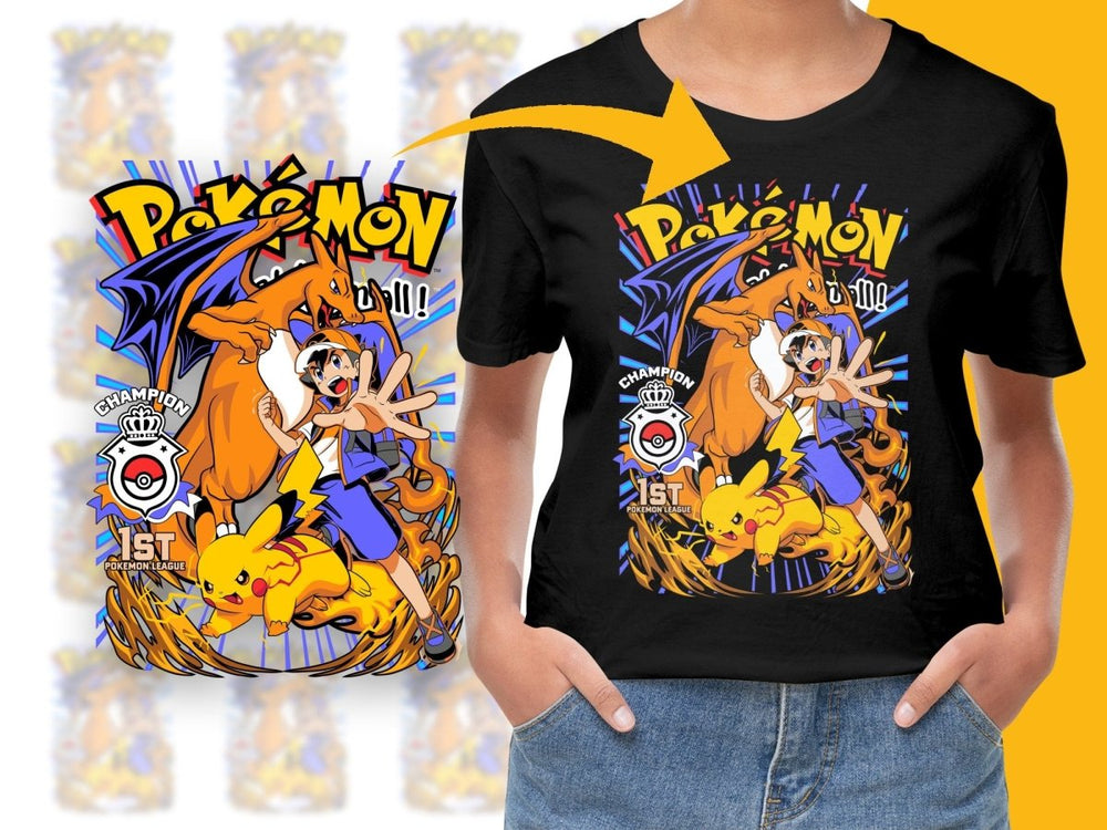 Champion 1st Pokemon League Christmas PNG File - Teepew