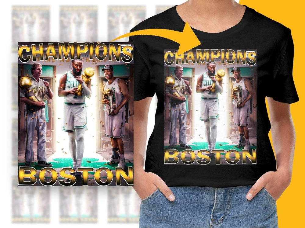 Champions Boston Celtics Legends Bootleg Graphic PNG File - Teepew