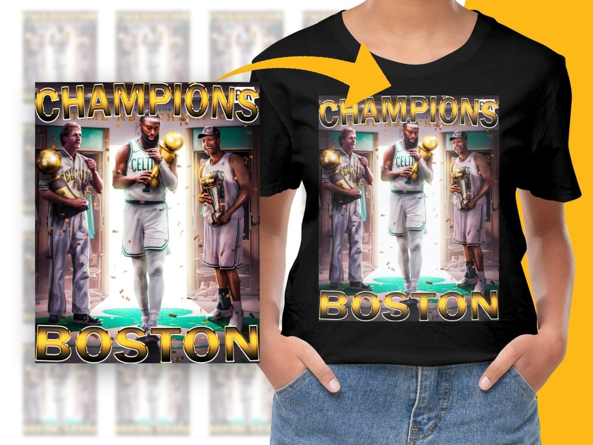Champions Boston Celtics Legends Bootleg Graphic PNG File - Teepew