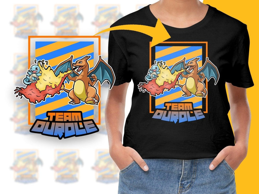 Charizard and Squirtle Battle Team Ourole PNG File - Teepew