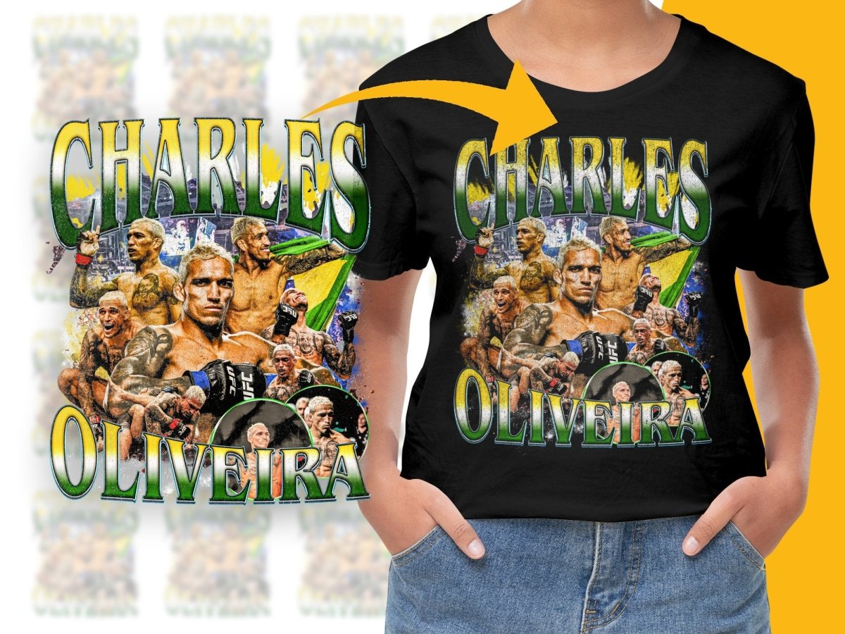 Charles Oliveira Bootleg Graphic PNG File - Teepew