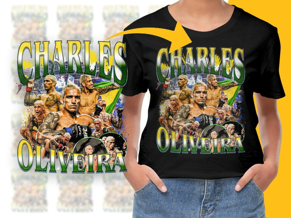 Charles Oliveira Graphic Athletic Unisex PNG File - Teepew