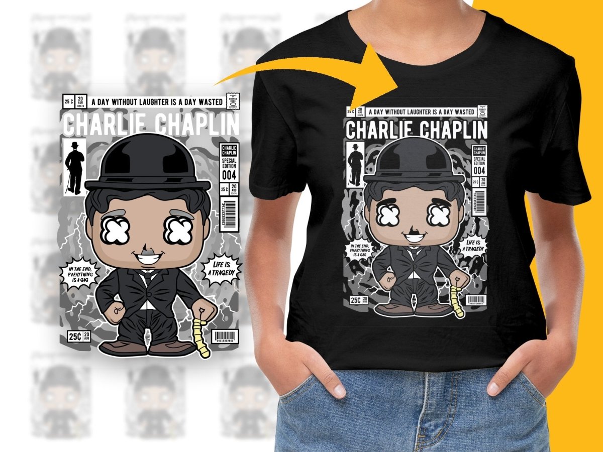 Charlie Chaplin Popculture PNG File - Teepew