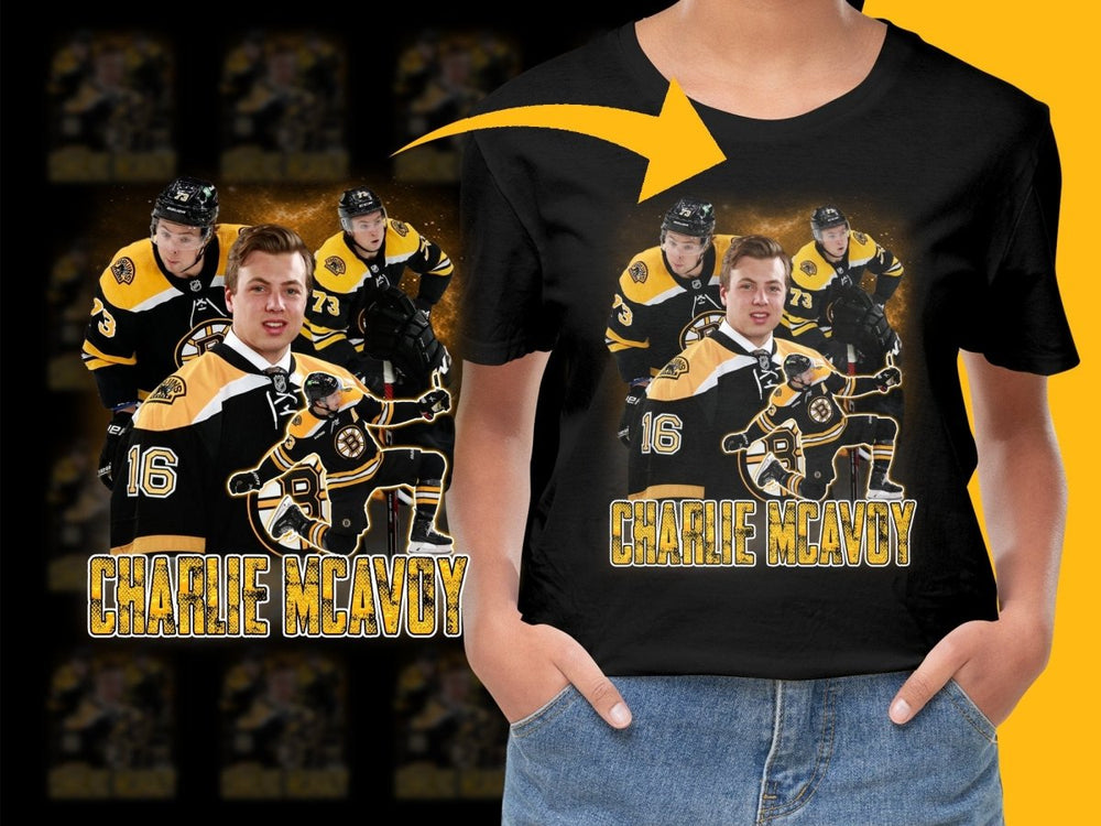 Charlie McAvoy Boston Bruins Ice Hockey Player PNG File - Teepew