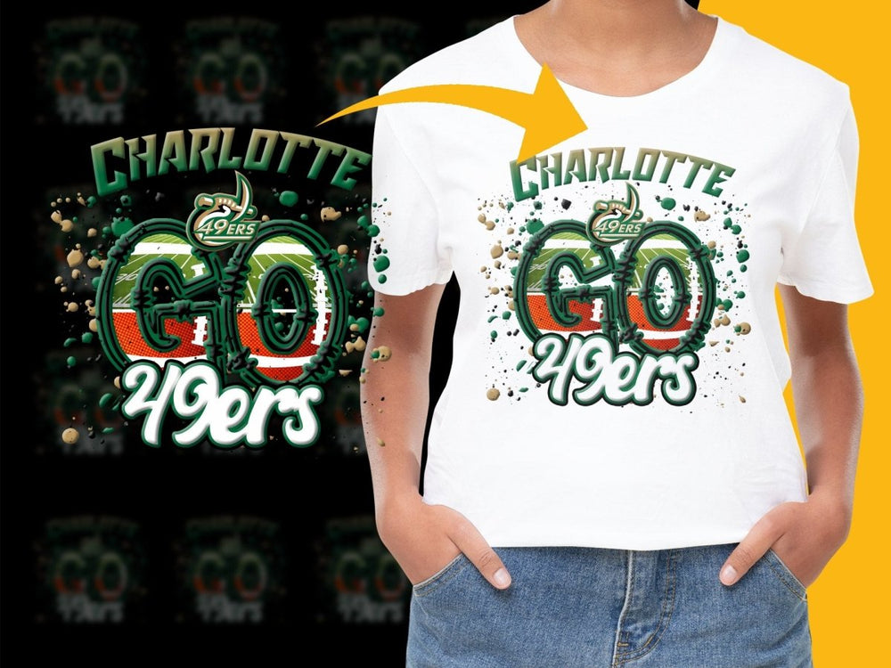 Charlotte 49ers NCAA College PNG File - Teepew
