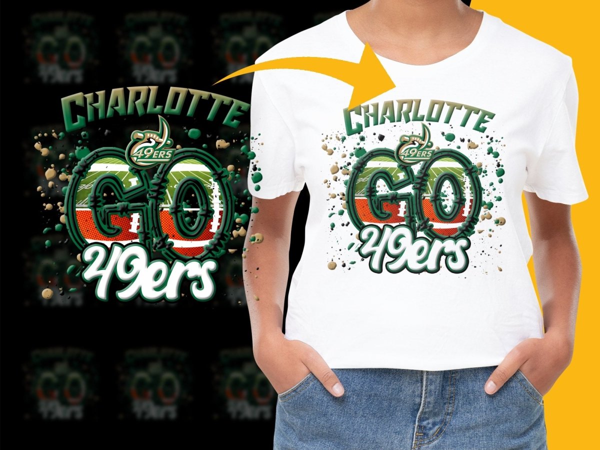 Charlotte 49ers NCAA College PNG File - Teepew