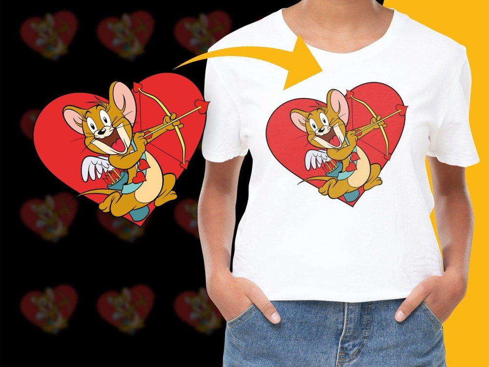 Charming Jerry Valentines Graphic PNG File - Teepew