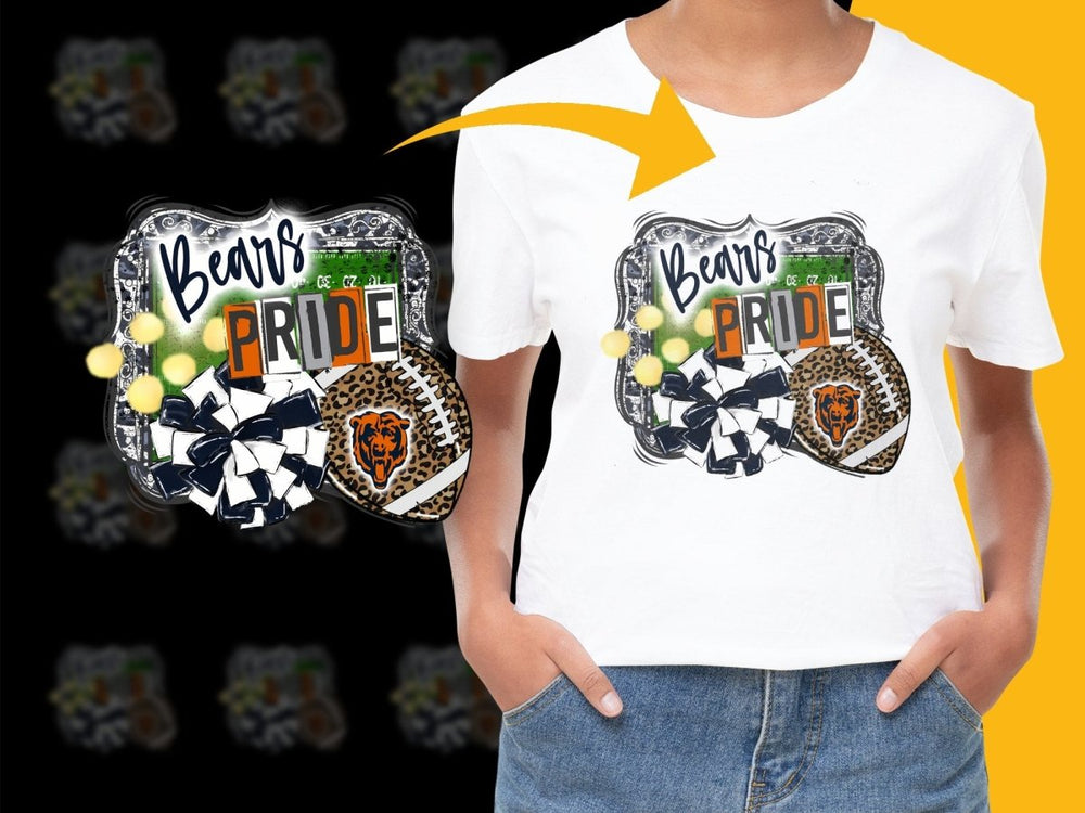 Cheer for the Chicago Bears with Pride Graphic PNG File - Teepew