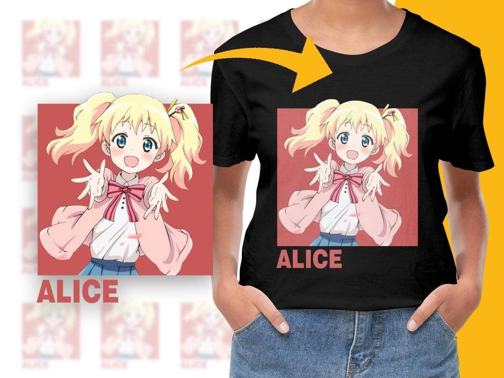 Cheerful Anime Girl Character Alice PNG Digital - Teepew