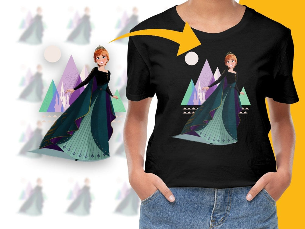 Cheerful Anna Celebrating Christmas PNG File - Teepew