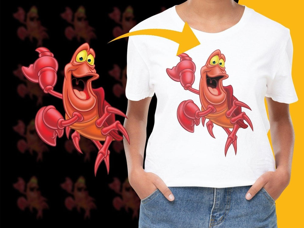 Cheerful Cartoon Crab Character Design PNG File - Teepew