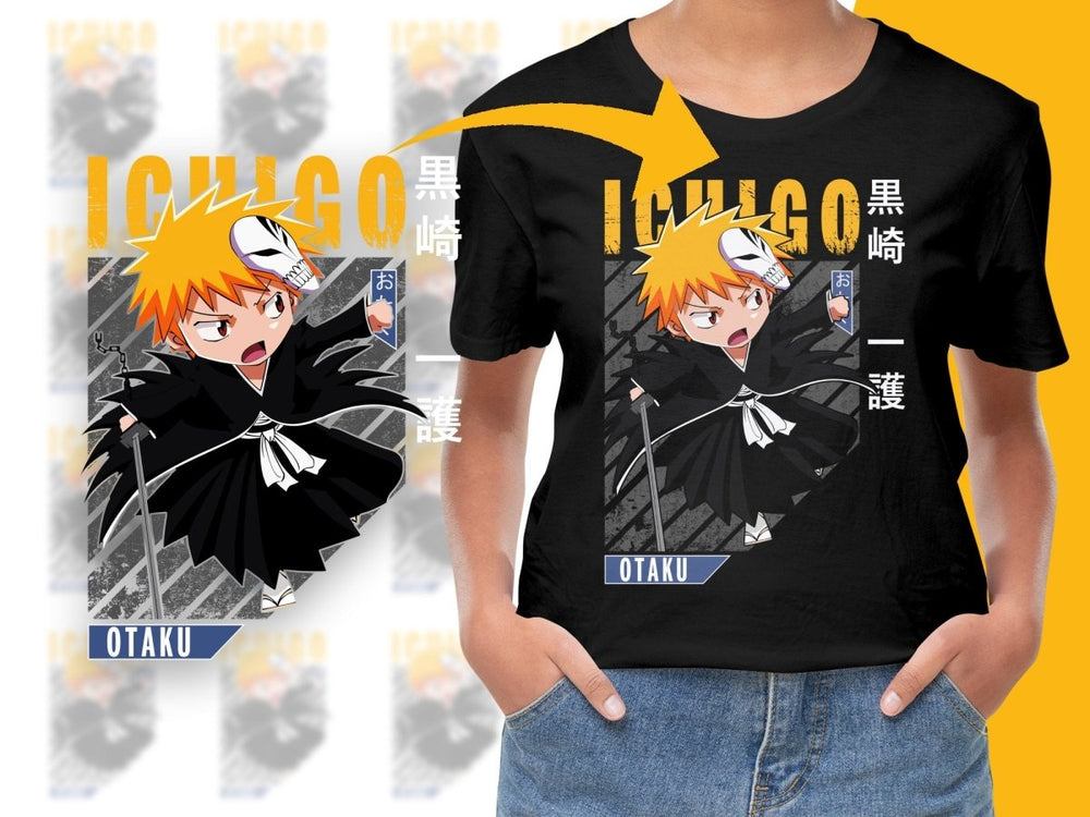 Chibi Ichigo Anime Character PNG File - Teepew