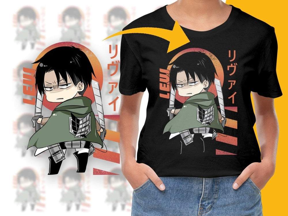 Chibi Levi PNG File for Anime Fans Digital - Teepew