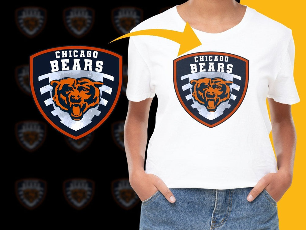 Chicago Bears Fierce Bear Logo Design PNG File - Teepew