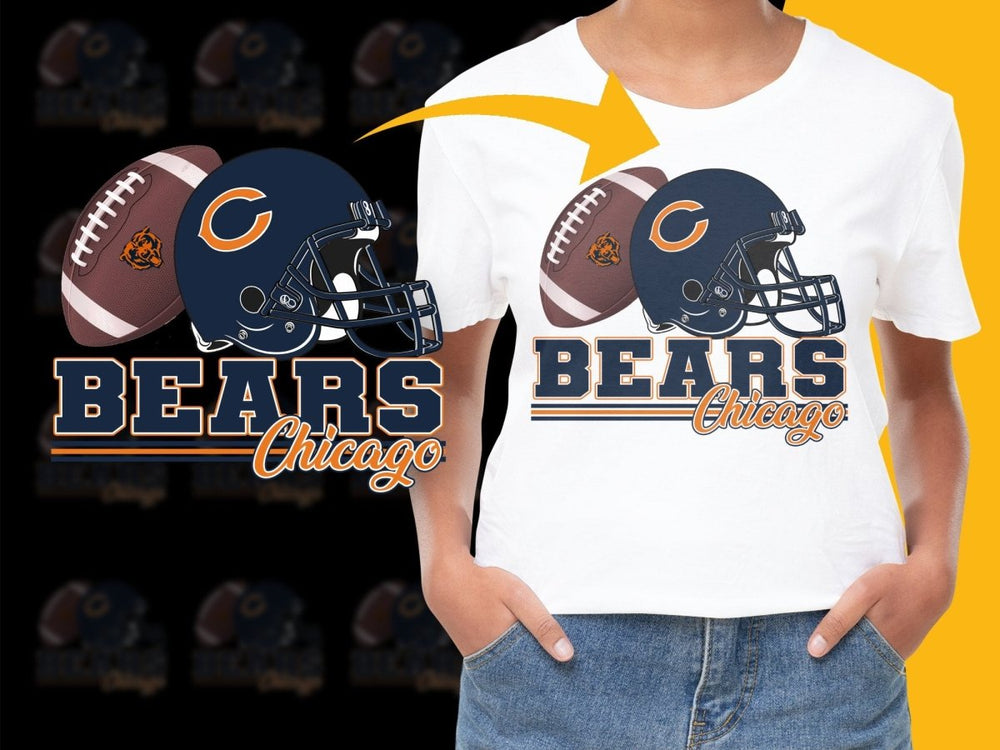 Chicago Bears Football Team Graphic PNG File - Teepew