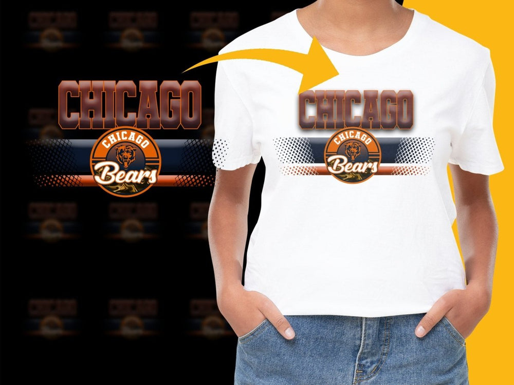Chicago Bears Graphic Design Men Women Youth PNG File - Teepew