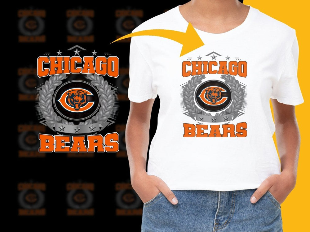 Chicago Bears Logo Graphic Novelty Fan PNG File - Teepew