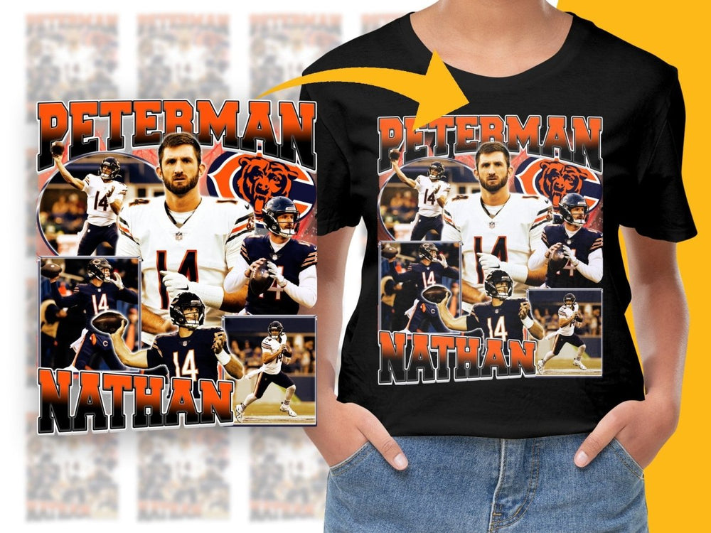 Chicago Bears Nathan Peterman Bootleg PNG File - Teepew