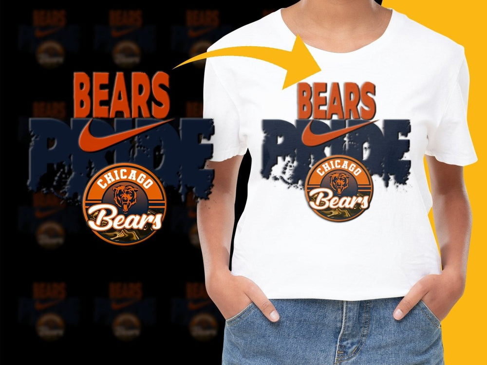 Chicago Bears Pride Logo Graphic PNG File - Teepew
