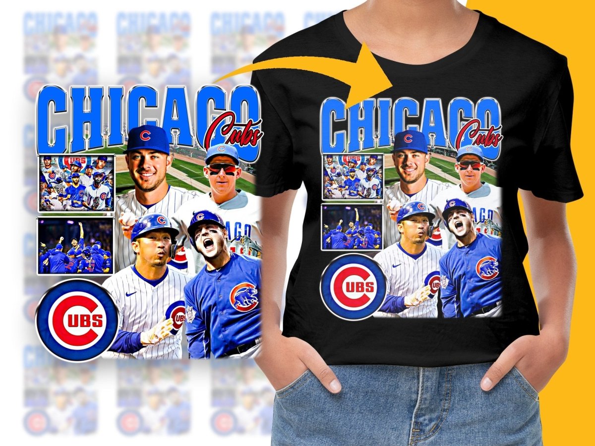 Chicago Cubs MLB Baseball Bootleg Graphic PNG File - Teepew