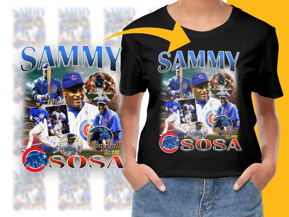 Chicago Cubs Sammy Sosa Fan Art Graphic PNG File - Teepew