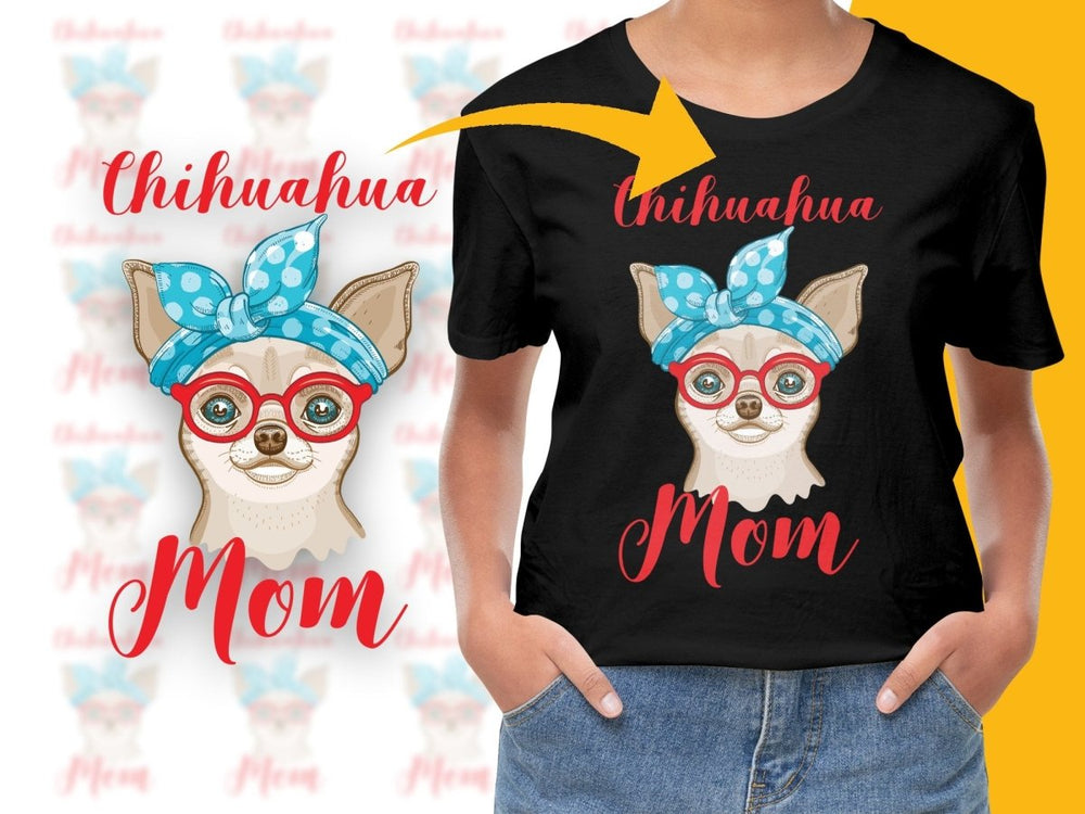Chihuahua Mom Stylish Graphic Dog Lover PNG File - Teepew