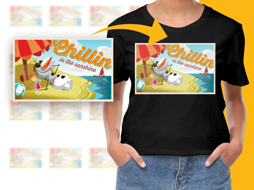 Chillin in the Sunshine with Olaf Christmas PNG File - Teepew