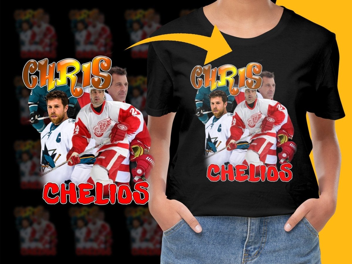 Chris Chelios Graphic Print Fashion PNG File - Teepew