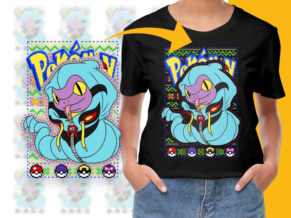 Christmas Arbok Pattern Graphic PNG File - Teepew