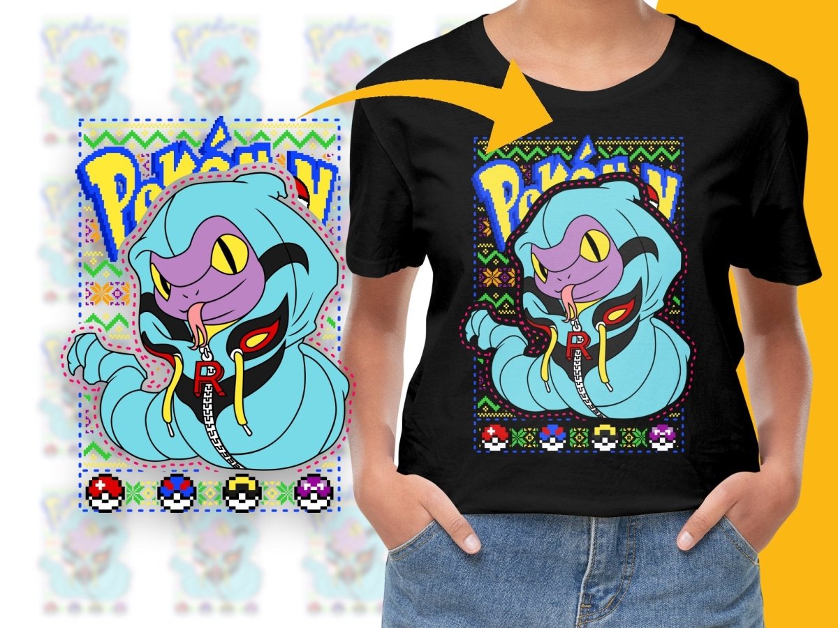 Christmas Arbok Pattern Graphic PNG File - Teepew